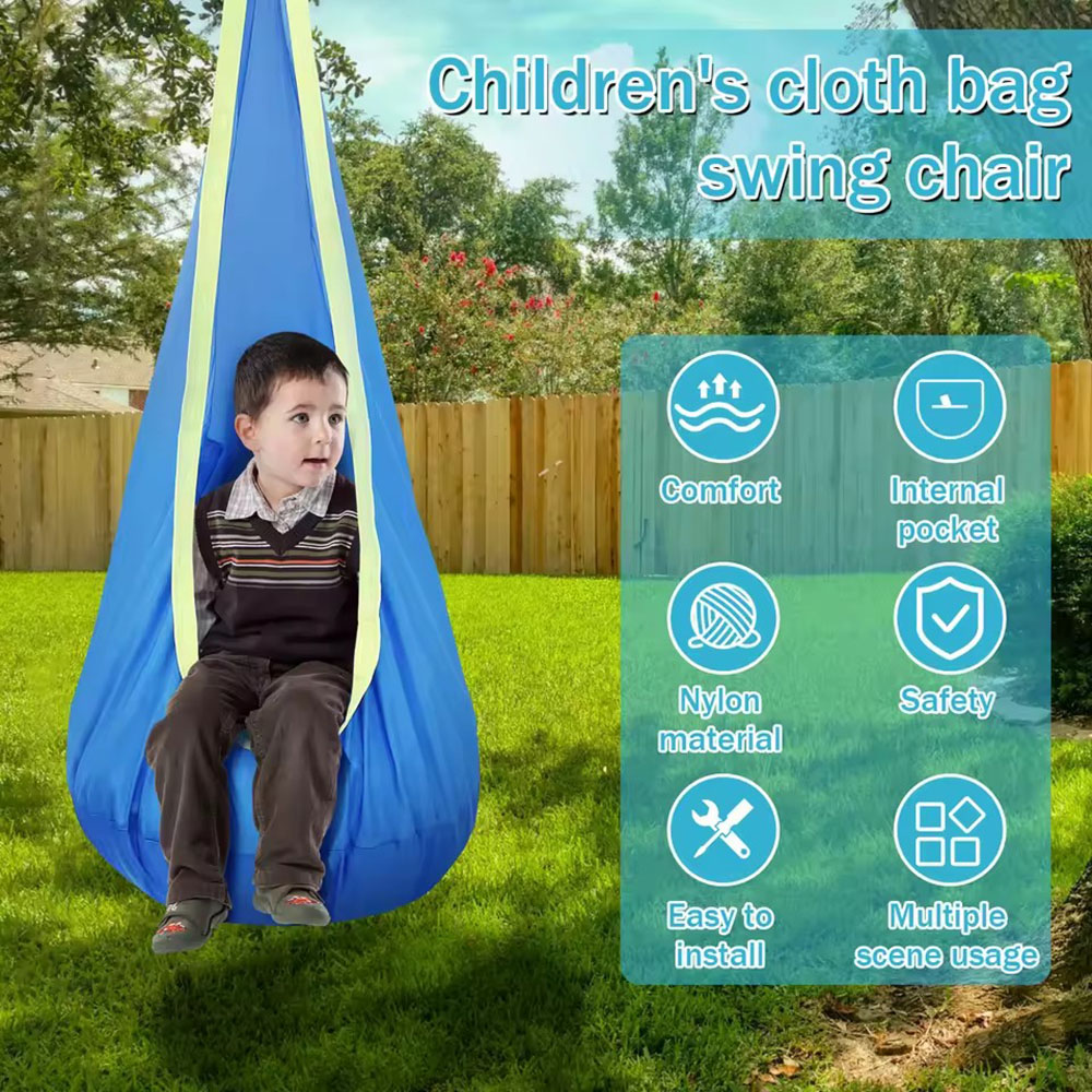 Kids Outdoor Furniture Set - Columpio Tipo Nido para Niños, Silla