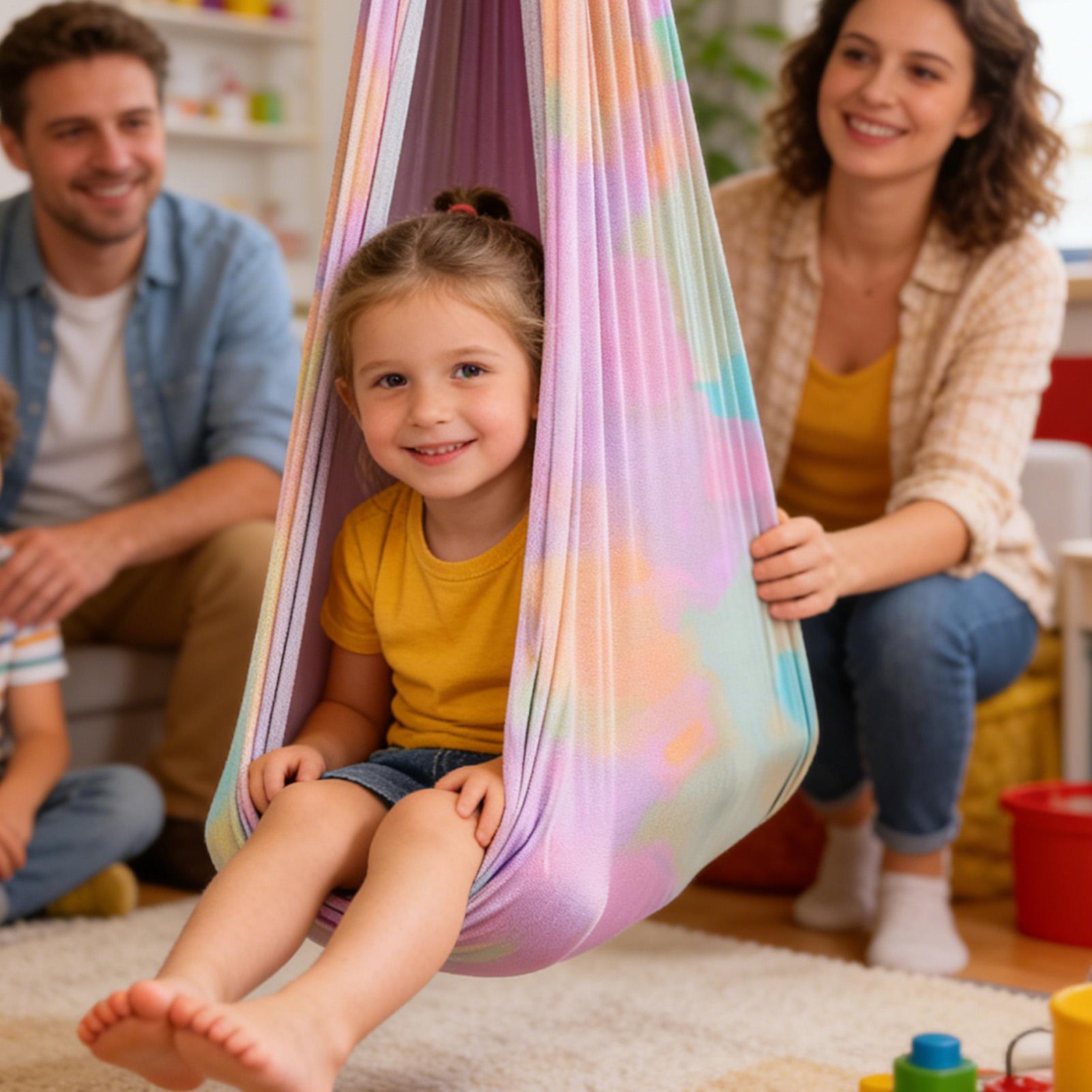 Kids Outdoor Hammock - Columpio para niños, silla de yoga