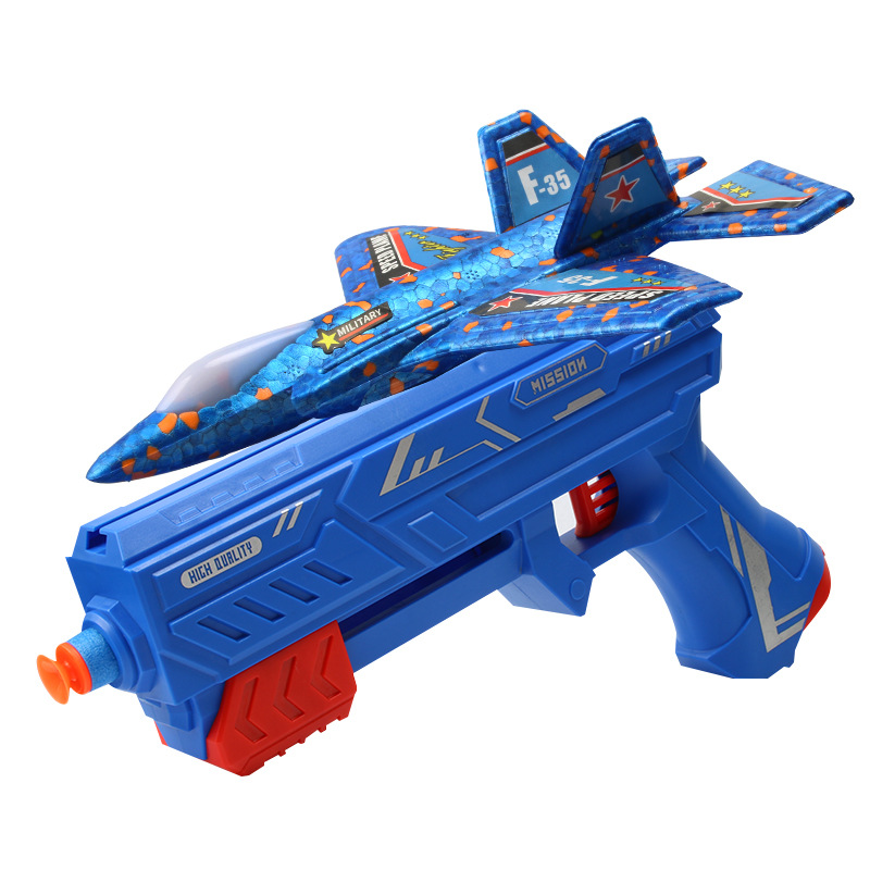 Kids Outdoor Exercise Equipment - Avión catapulta de espuma lanzador F-35