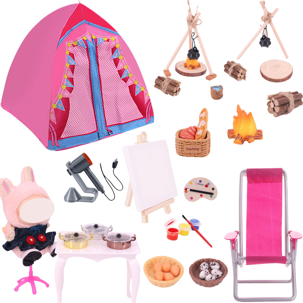 Kids Outdoor Egg Chair - Para accesorios Labubu, tienda de campaña,