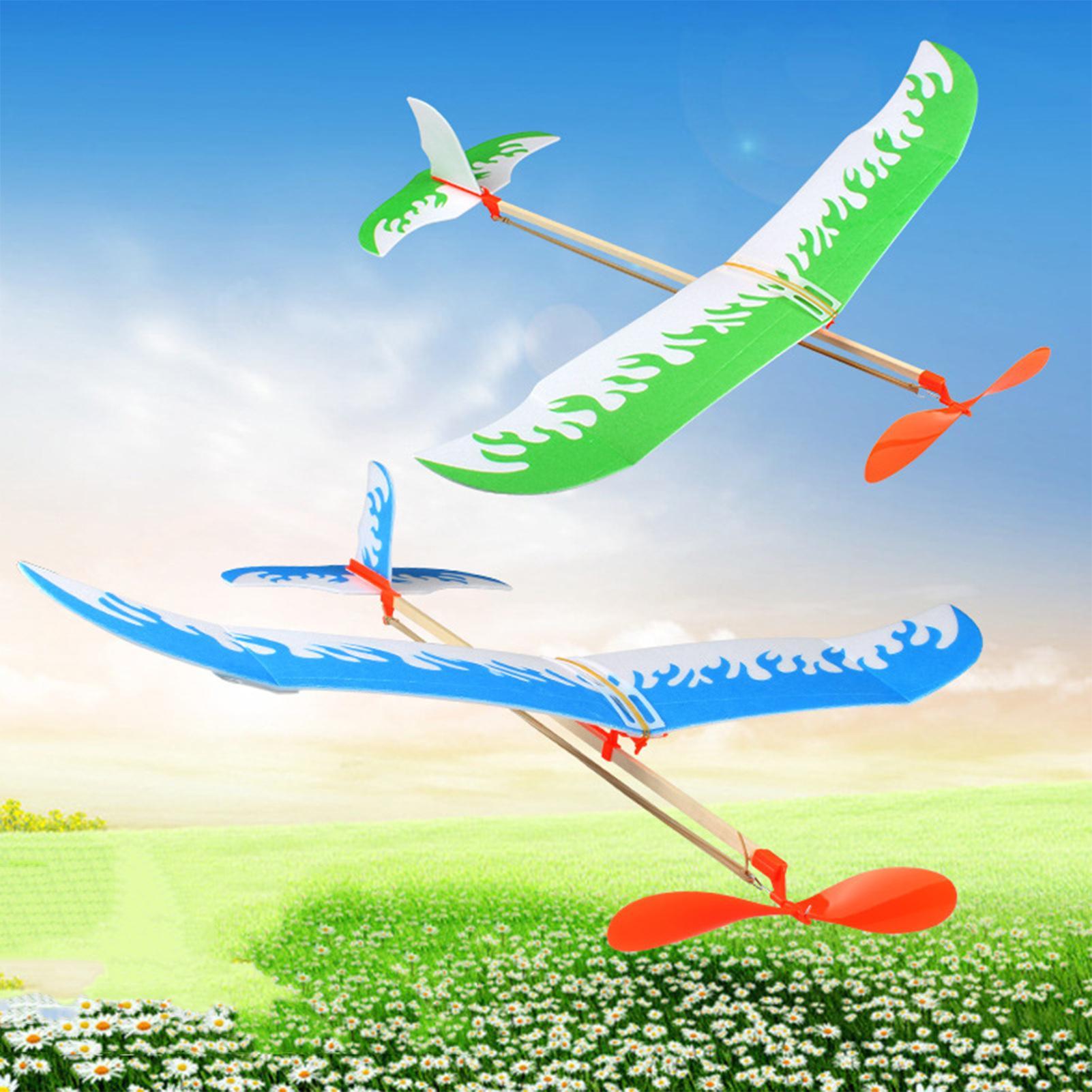 Kids Outdoor Exercise Equipment - Aviones con banda de goma, Kit