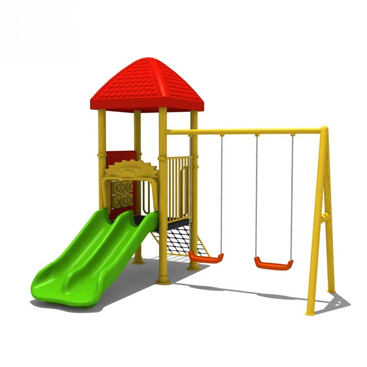 Kids Outdoor Swing Set - Equipo de Juegos de Acero para