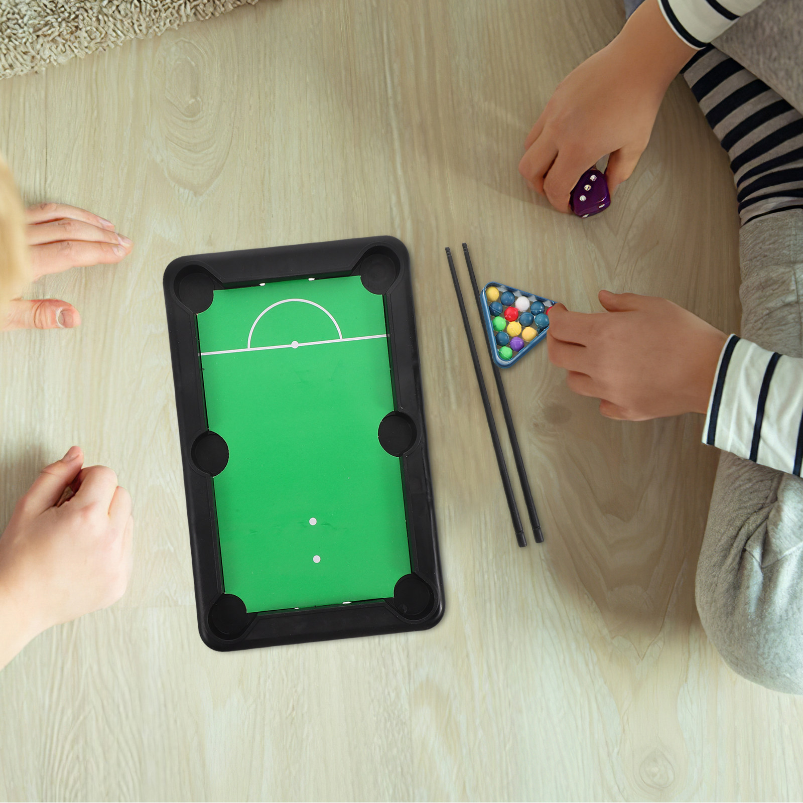 Kids Indoor Outdoor Games - 1 Juego de Mesa de Billar