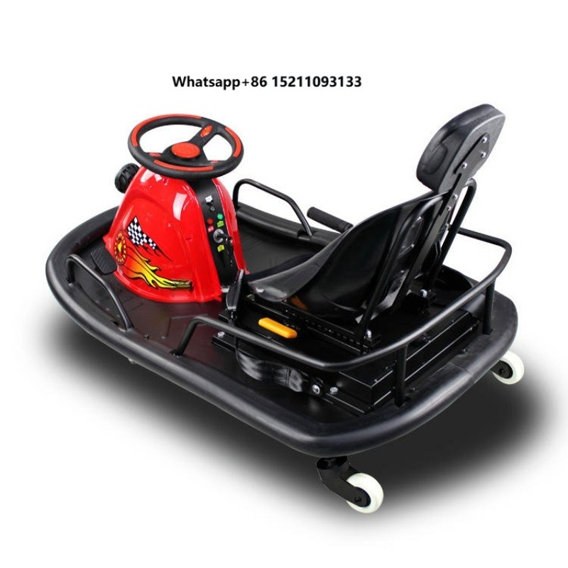 Kids Indoor Outdoor Cart - Go Karts Eléctricos para Niños, Crazy