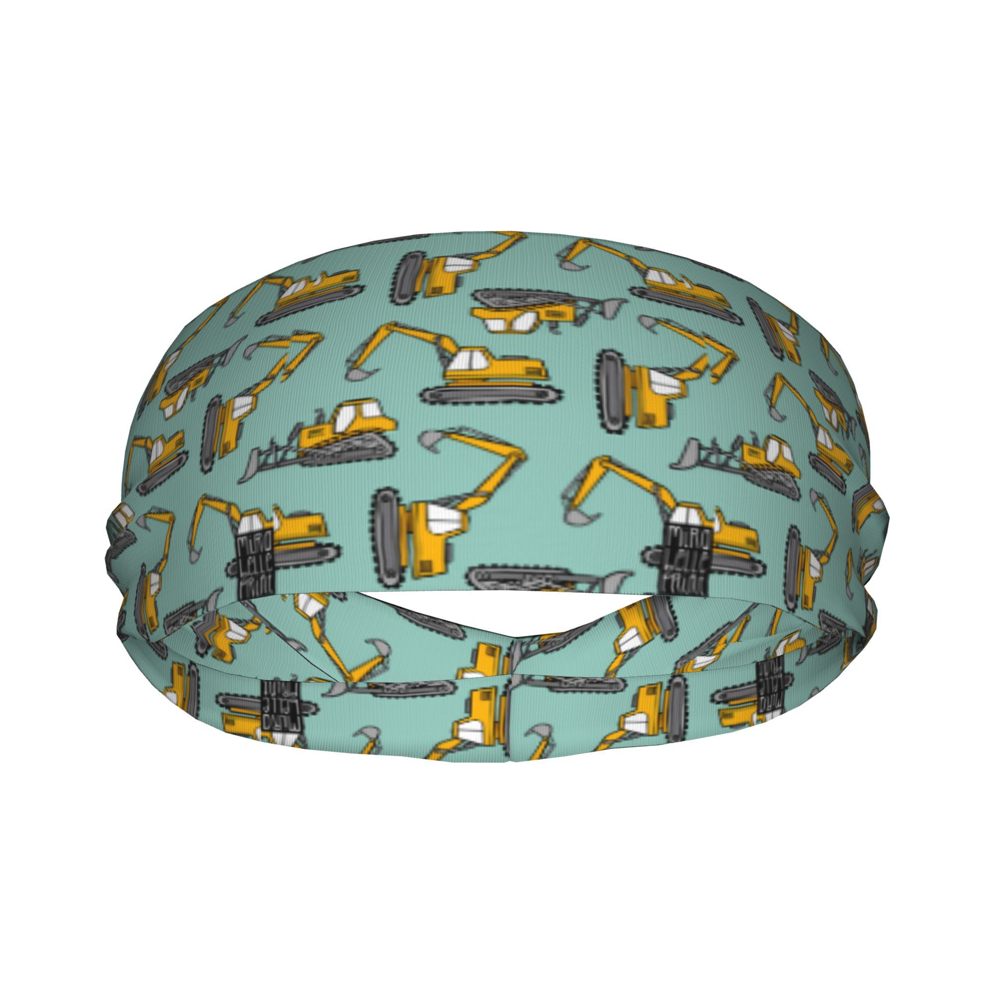Kids Outdoor Yoga - Diadema con estampado de excavadora de