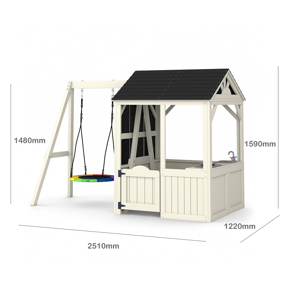 Muebles para Jardín, Casitas I - Kids Outdoor Wooden Playset reseña y precio