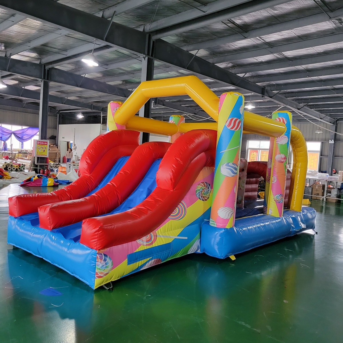 Castillo Inflable Comercial de - Kids Outdoor Slide reseña y precio