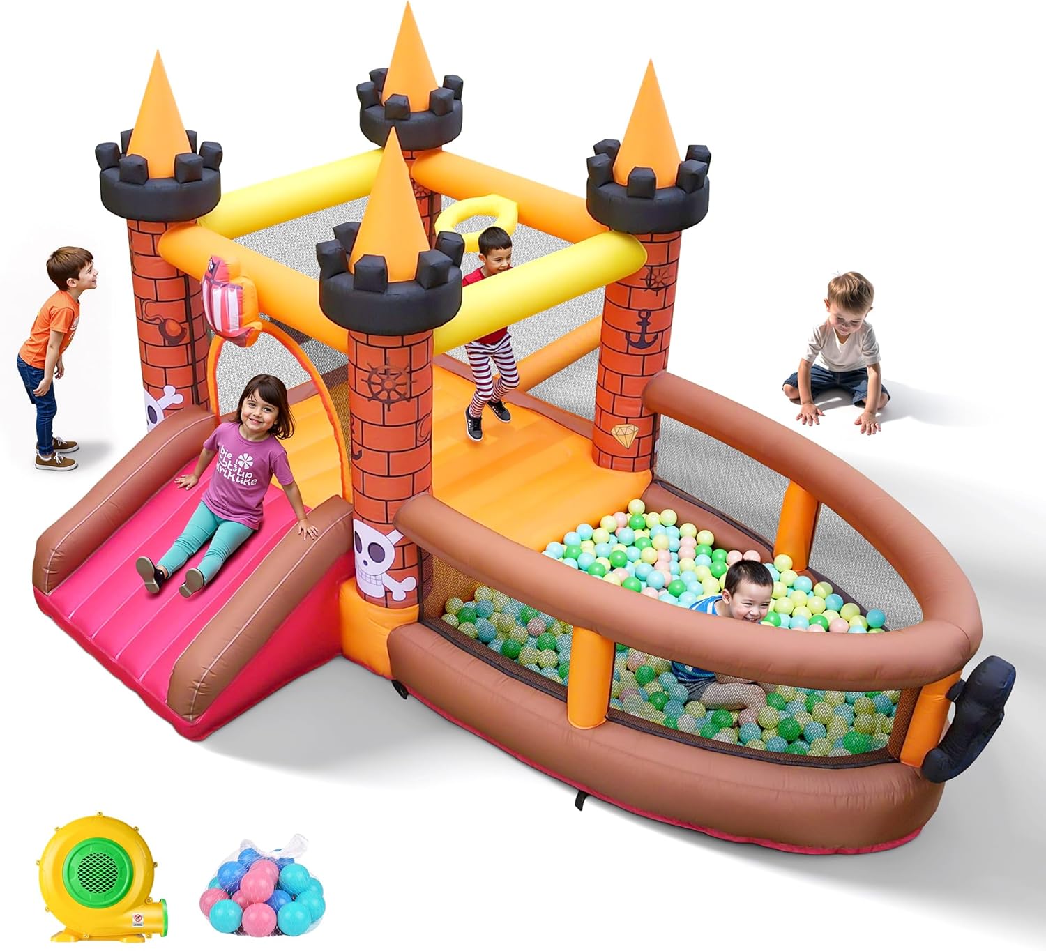 Casa Inflable para Niños de 3  - Kids Outdoor Slide reseña y precio