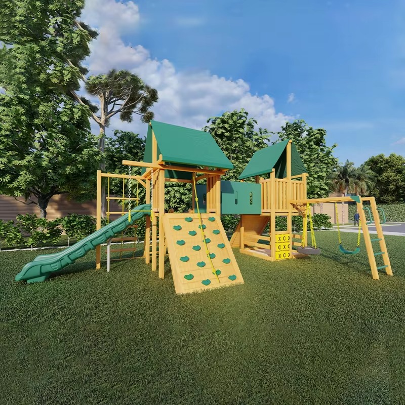 Torre de Madera Grande para Pa - Kids Outdoor Wooden Playset reseña y precio