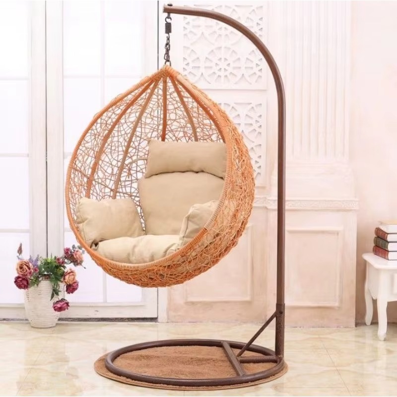 Columpio de patio con soporte, - Kids Outdoor Egg Chair reseña y precio