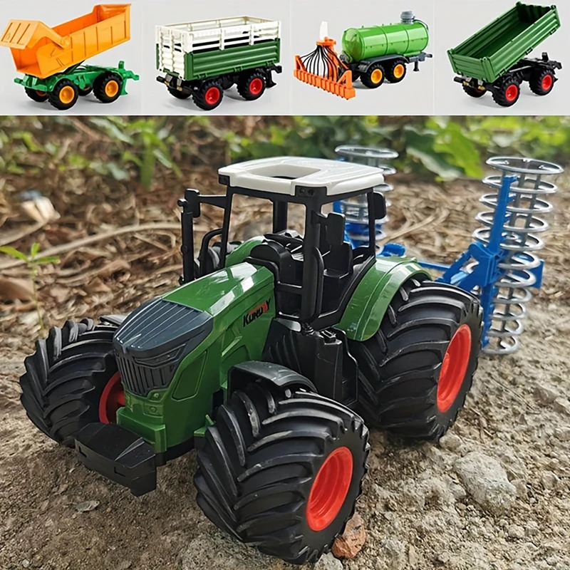 Tractor Agrícola Inercial 1:24 - Kids Outdoor Exercise Equipment reseña y precio