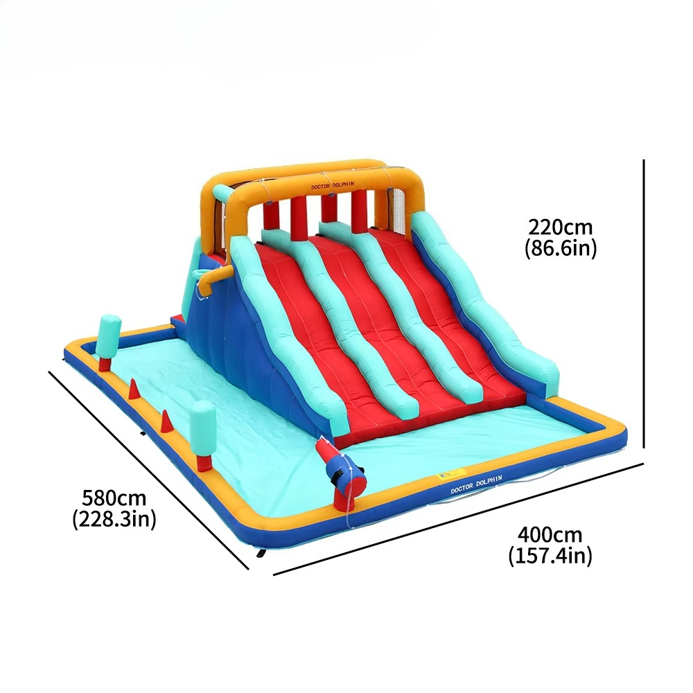 Castillo inflable al aire libr - Kids Outdoor Slide reseña y precio