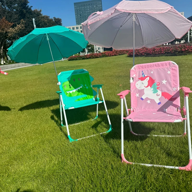 Silla plegable para niños con  - Kids Outdoor Umbrella Chair reseña y precio