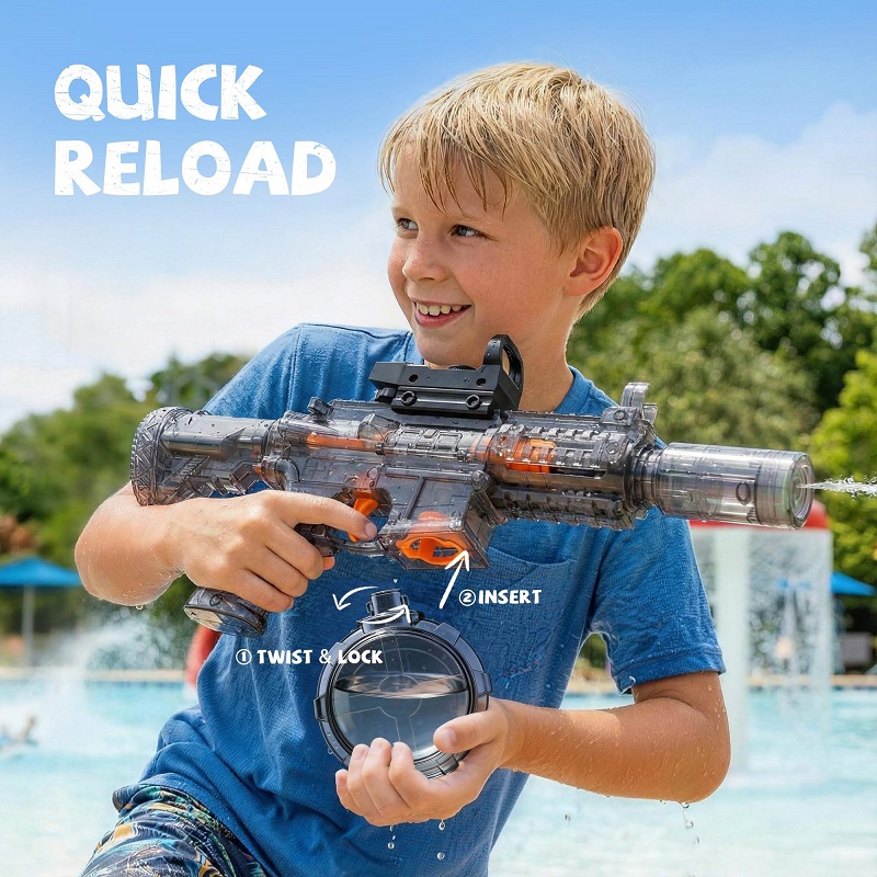 Pistola de Agua Eléctrica M416 - Kids Outdoor Lights reseña y precio