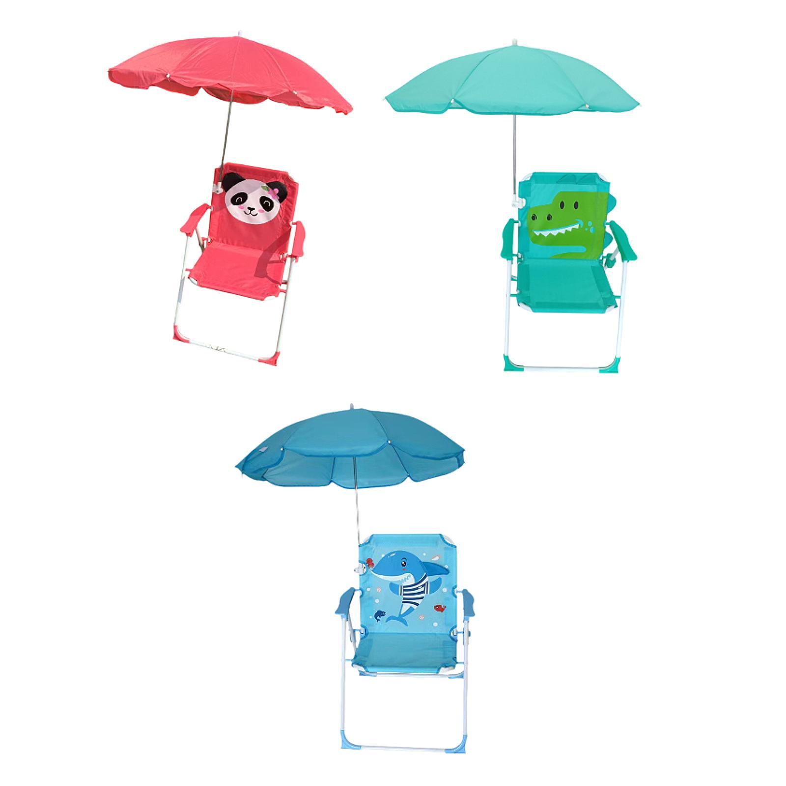 Sillas de Playa para Niños con - Kids Outdoor Umbrella Chair reseña y precio