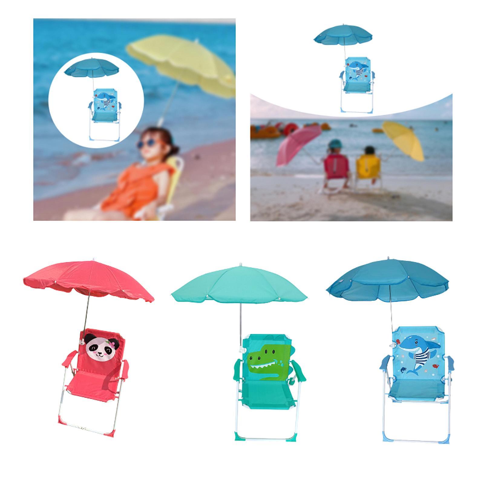 Sillas de Playa para Niños con - Kids Outdoor Umbrella Chair reseña y precio