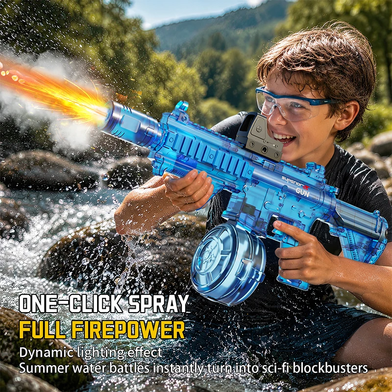 Pistola de Agua Eléctrica con  - Kids Outdoor Lights reseña y precio
