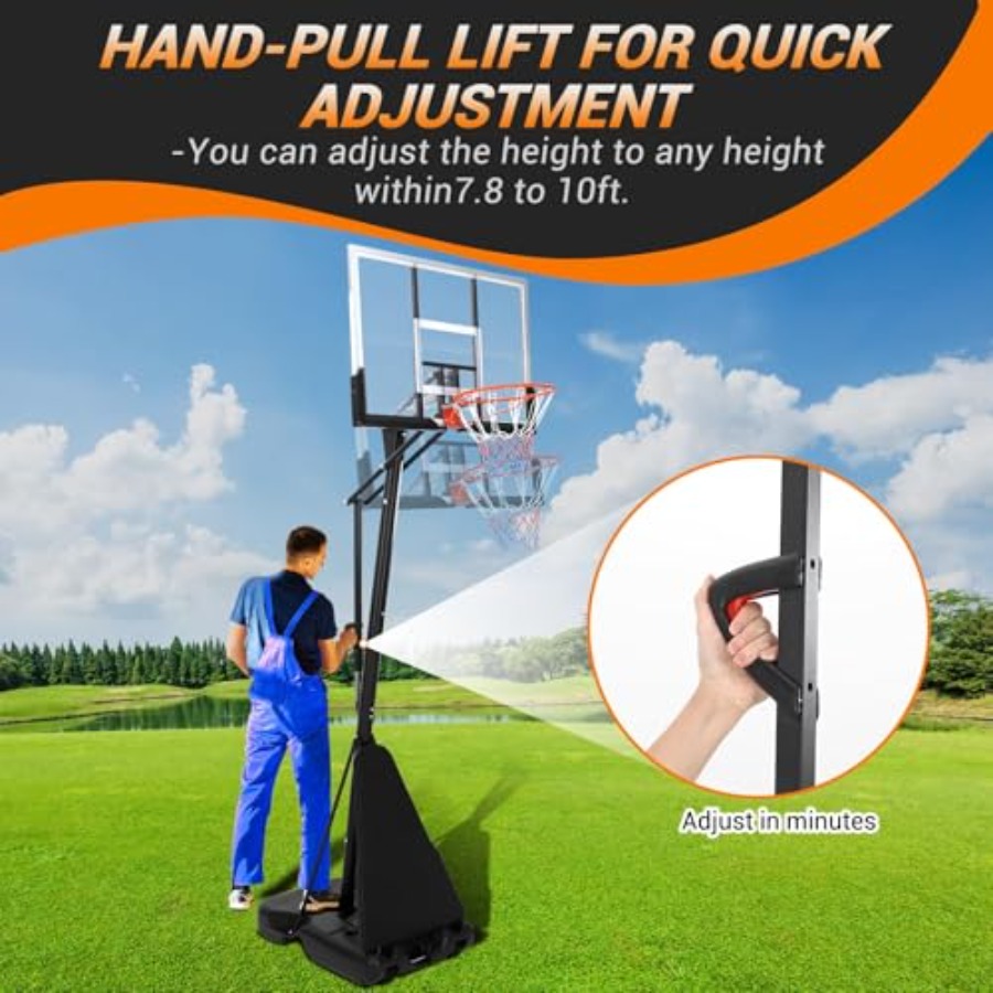Sistema de canasta de balonces - Basketball Hoop Outdoor reseña y precio