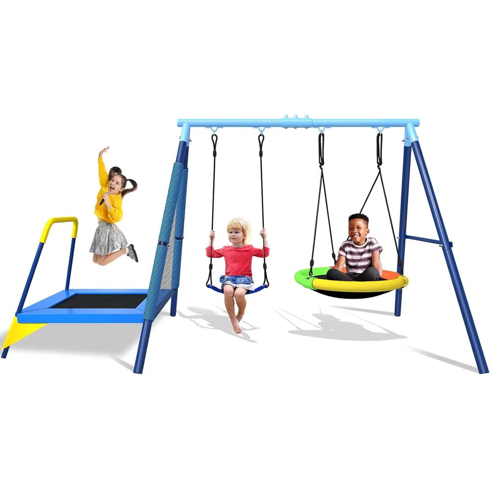 Columpio 3 en 1 para niños con - Kids Outdoor Zone reseña y precio