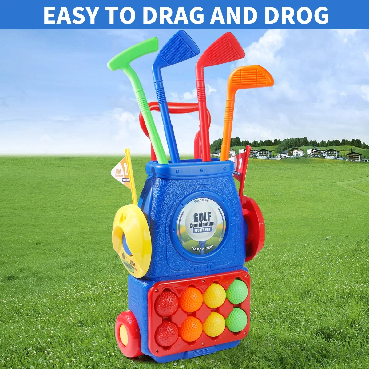 Juego de Golf para Niños MQUDU - Kids Indoor Outdoor Cart reseña y precio