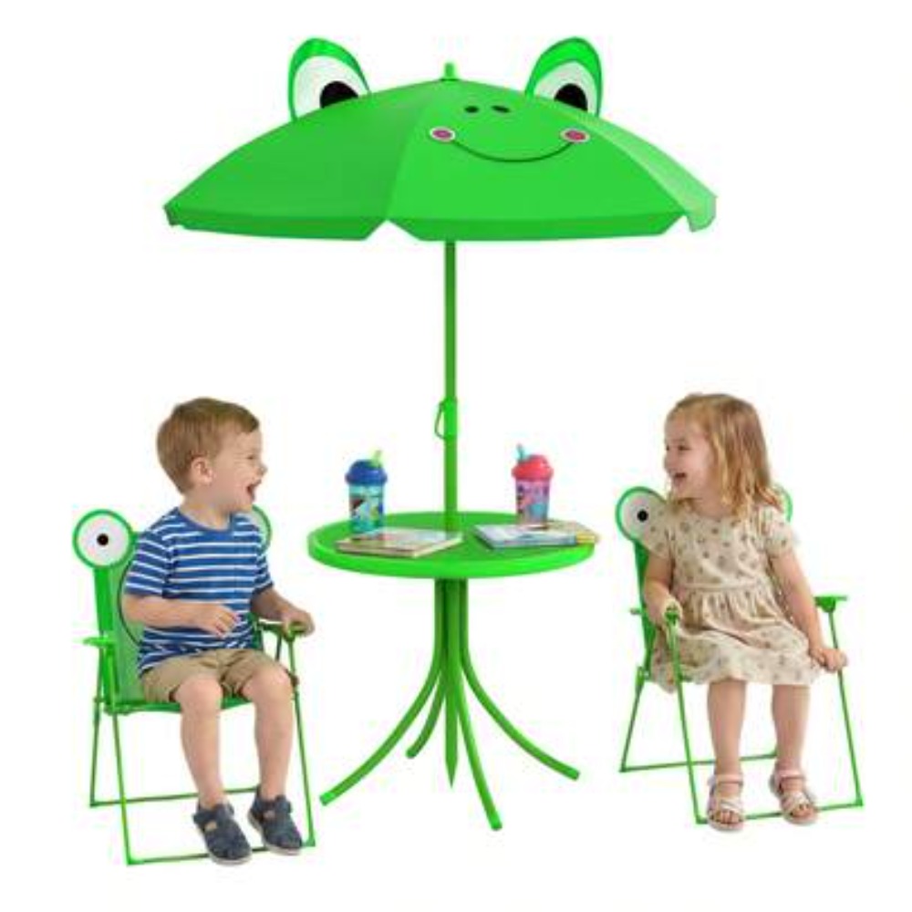 Juego de mesa y sillas para ni - Kids Outdoor Umbrella Chair reseña y precio