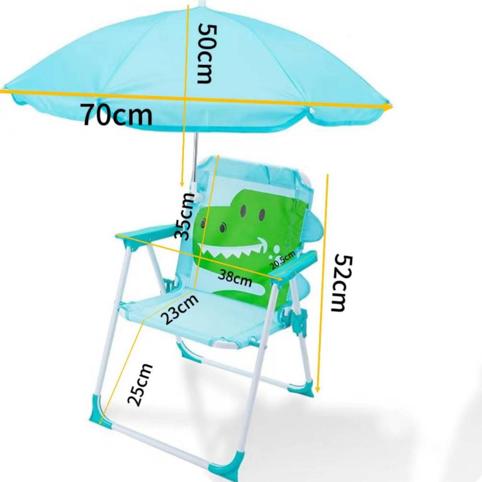 Silla de Playa para Niños con  - Kids Outdoor Umbrella Chair reseña y precio