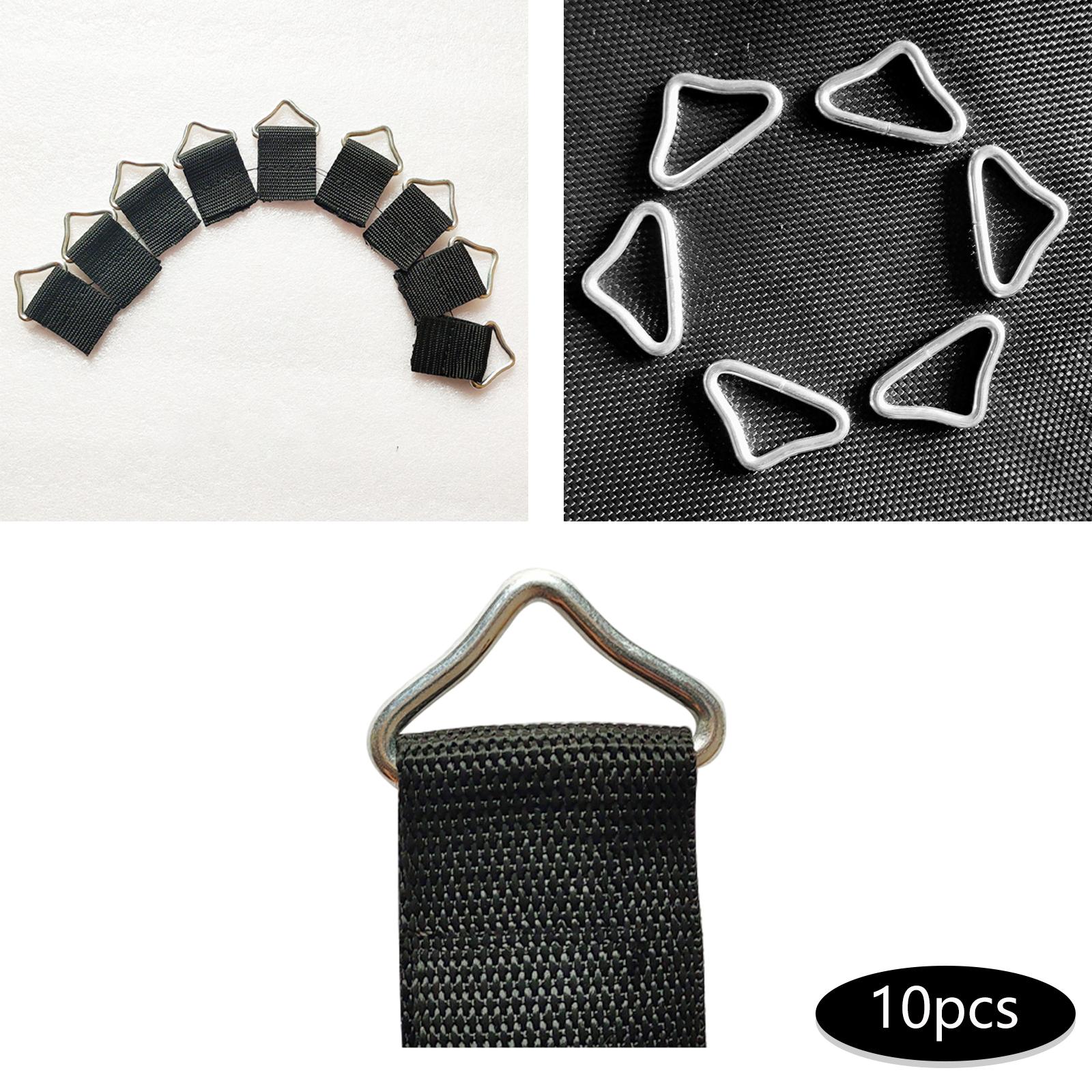 Paquete de 10 hebillas triangu - Mini Trampoline Spring reseña y precio