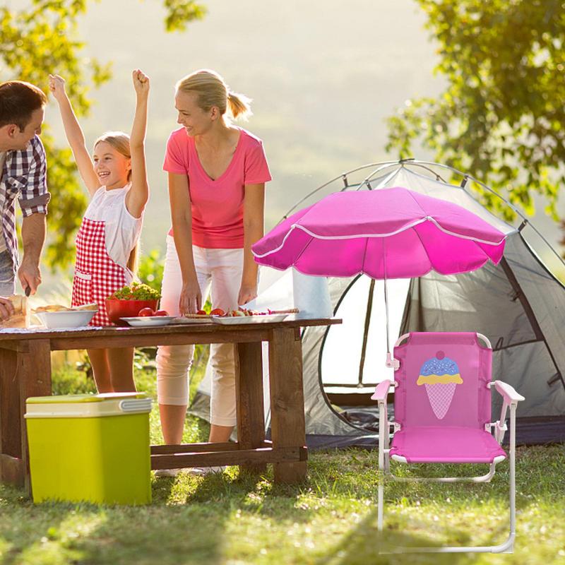 Silla de Camping para niños co - Kids Outdoor Umbrella Chair reseña y precio