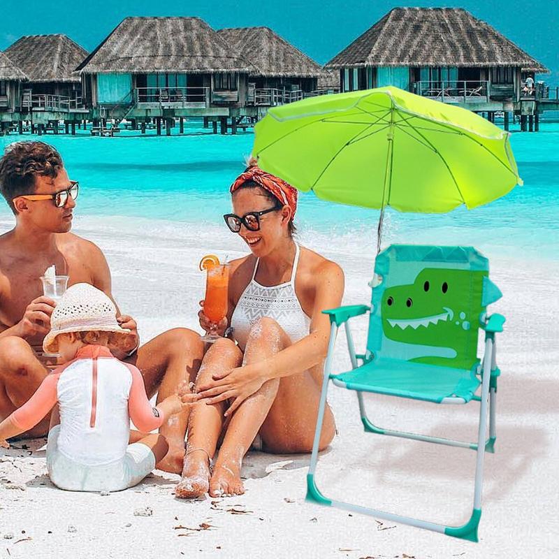 Silla de Camping para niños co - Kids Outdoor Umbrella Chair reseña y precio