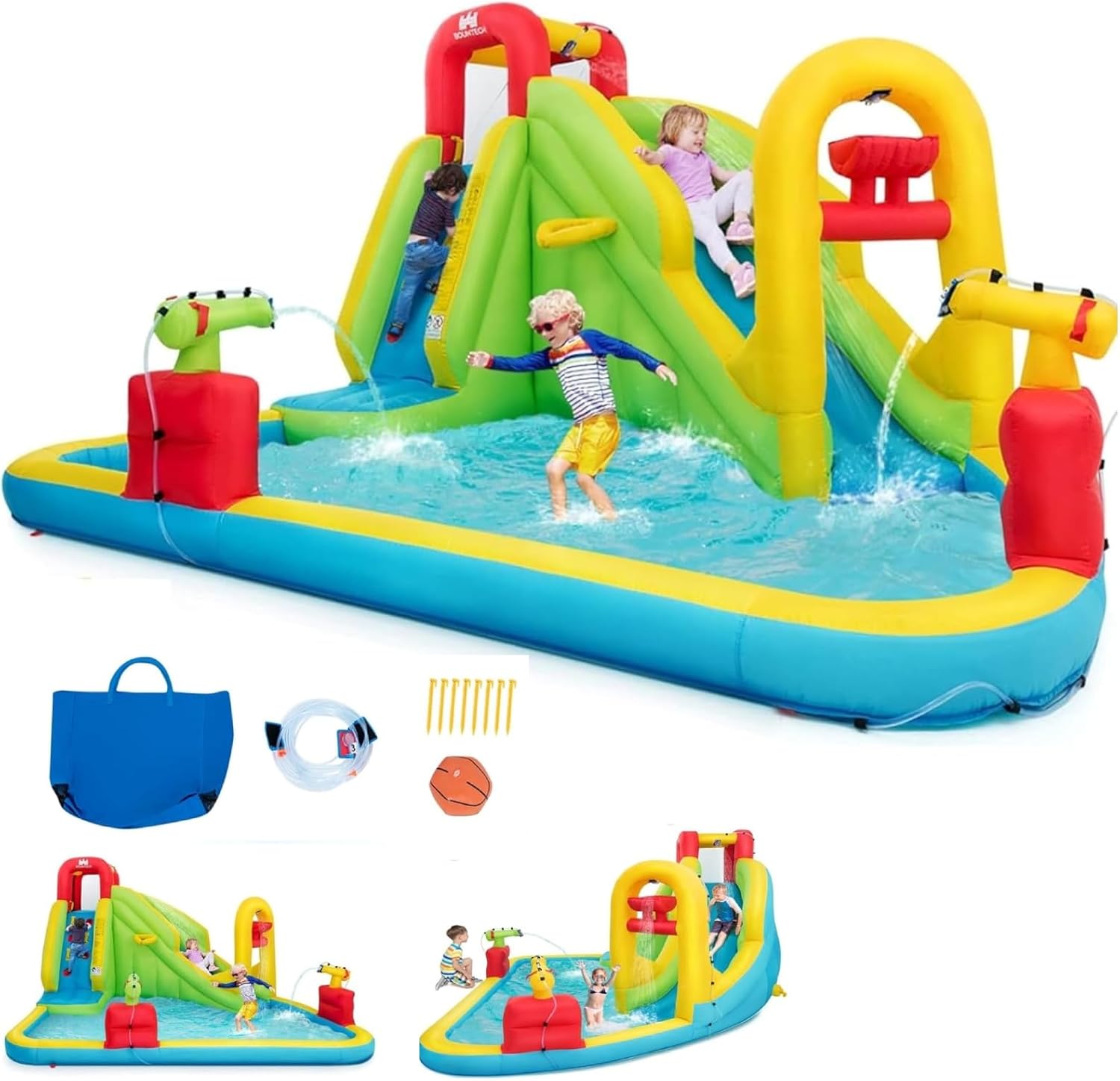 Mega Parque Acuático Inflable  - Kids Outdoor Slide reseña y precio