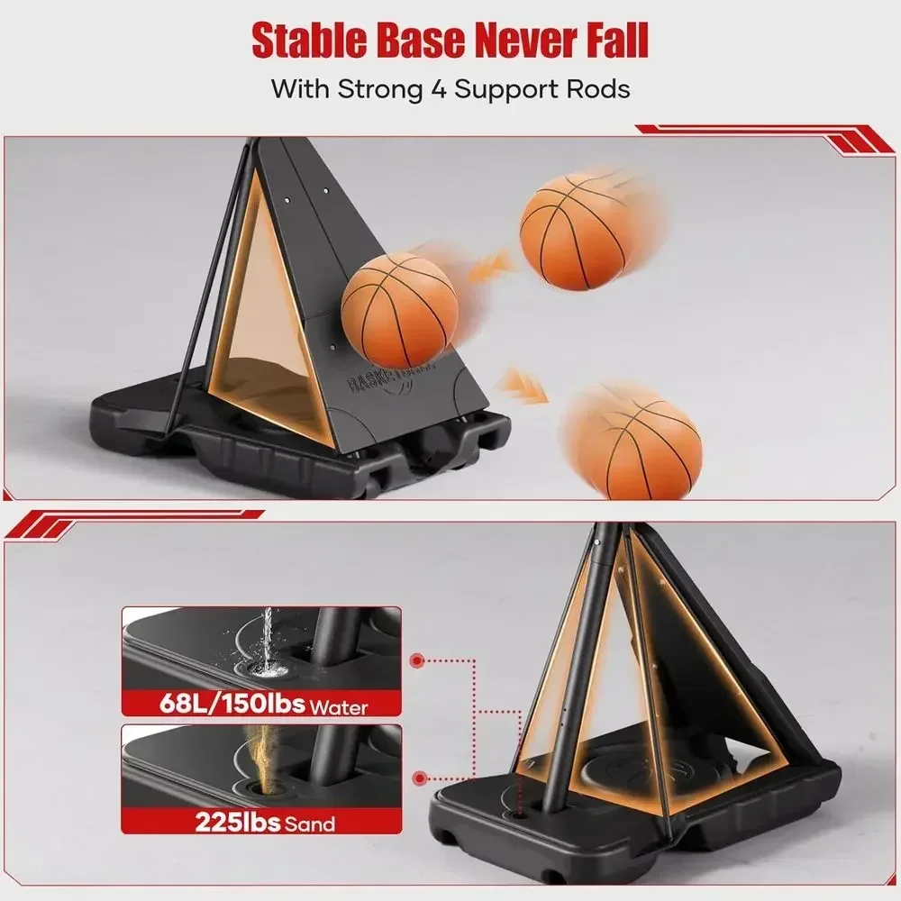 Aro de Baloncesto Ajustable pa - Basketball Hoop Outdoor reseña y precio