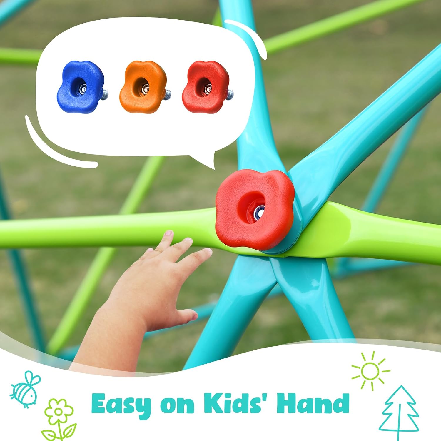 Columpio de Cúpula de Escalada - Kids Outdoor Swing Set reseña y precio