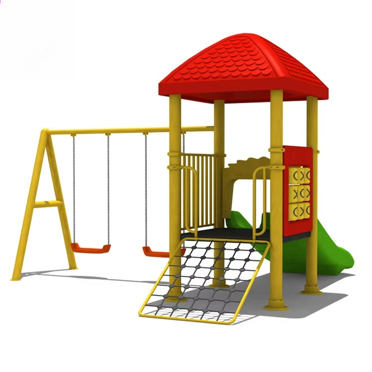 Equipo de Juegos de Acero para - Kids Outdoor Swing Set reseña y precio