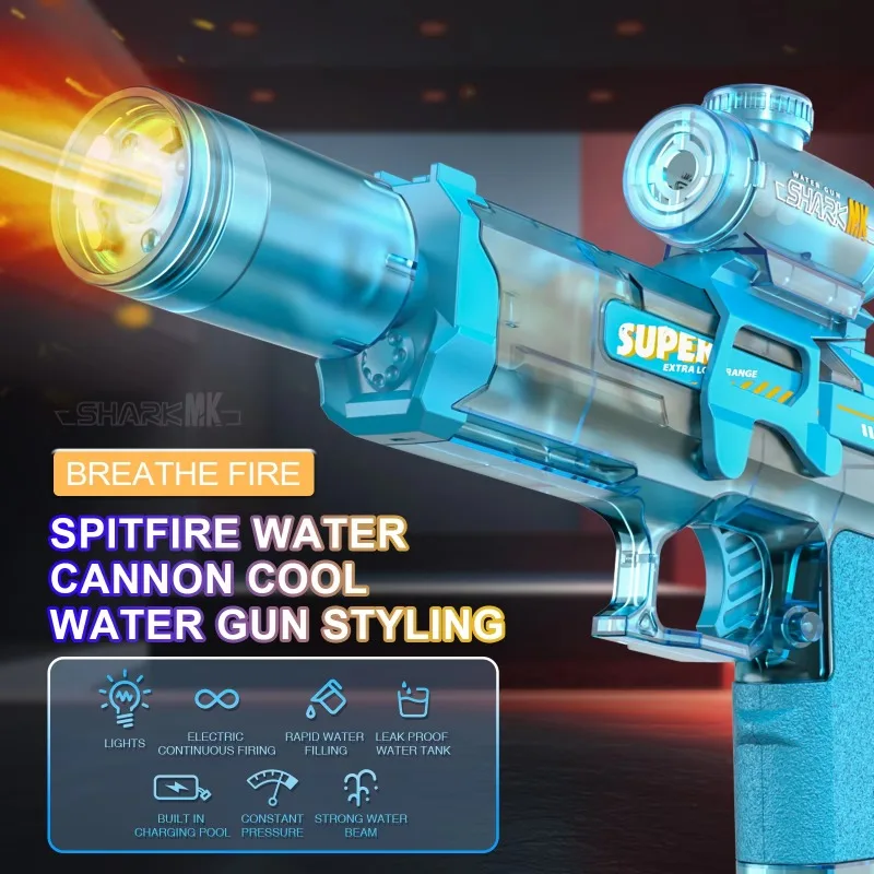 Pistola de Agua Eléctrica con  - Kids Outdoor Lights reseña y precio