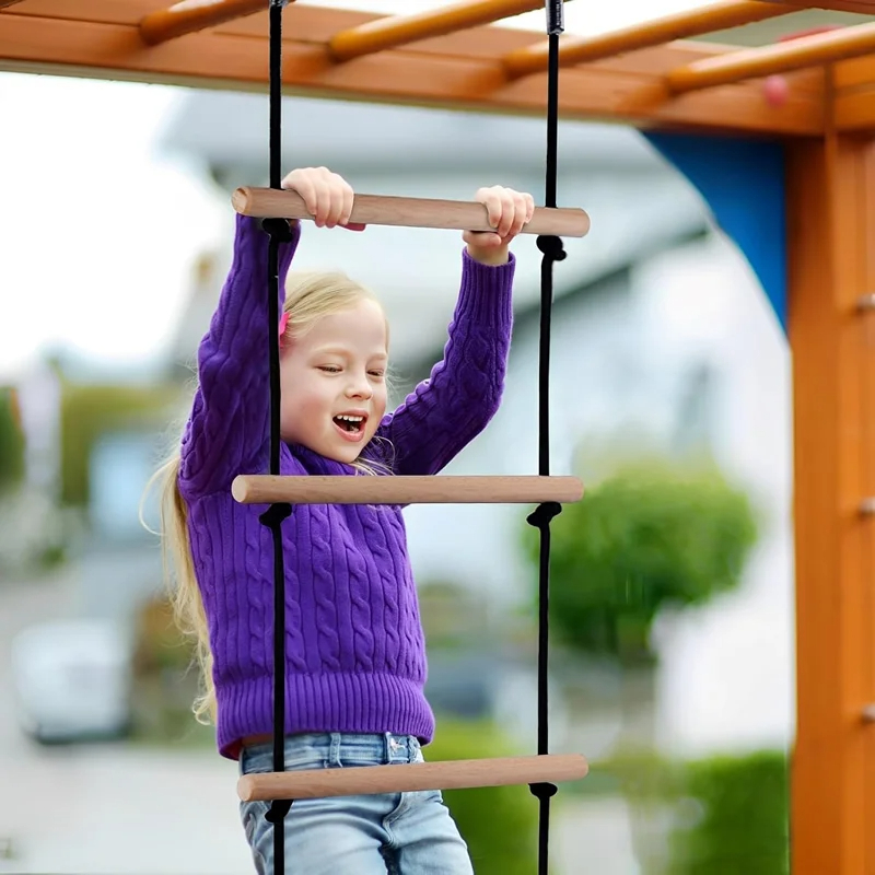 Escalera de Cuerda para Escala - Kids Outdoor Wooden Playset reseña y precio