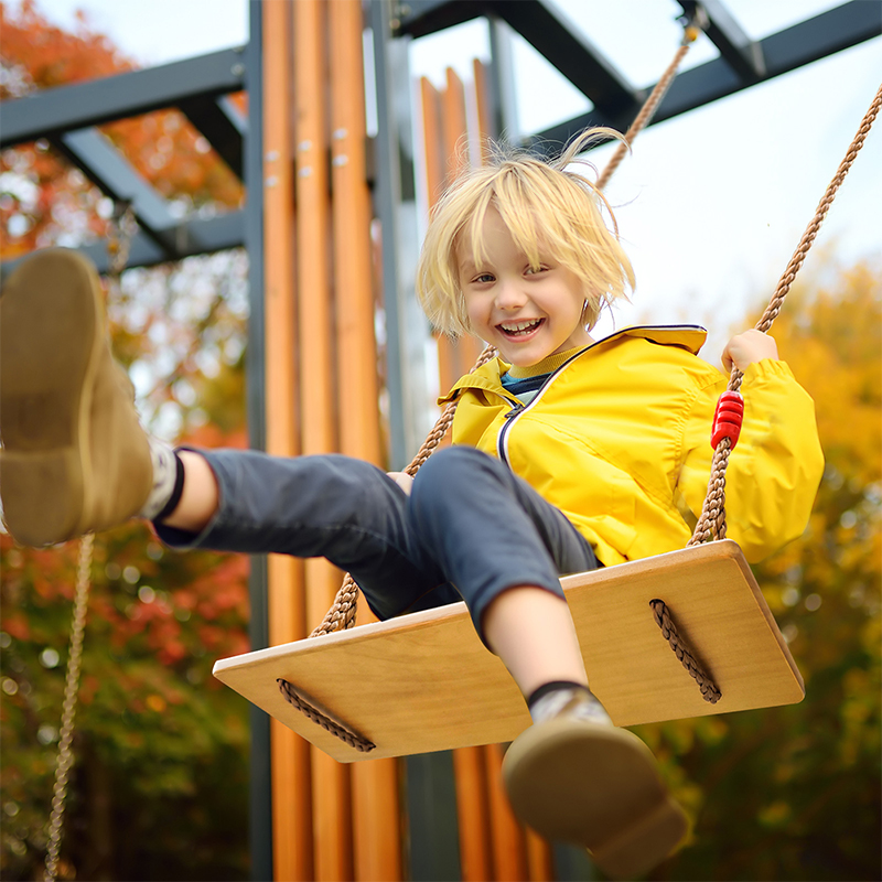 Columpio de madera para árbol, - Kids Outdoor Swing Set reseña y precio