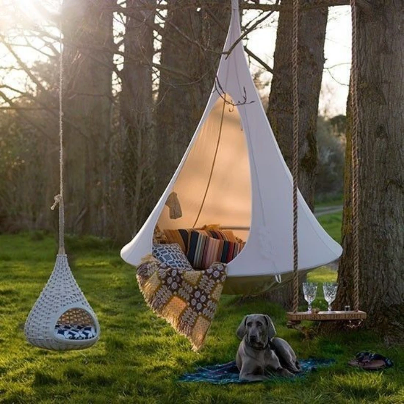 Columpio para niños, hamaca pa - Kids Outdoor Hammock reseña y precio