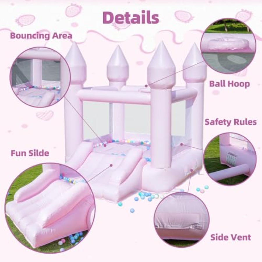 Castillo inflable de PVC para  - Kids Outdoor Slide reseña y precio