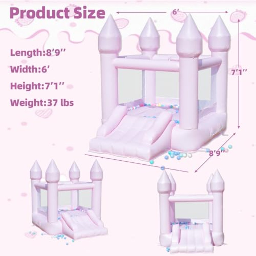 Castillo inflable de PVC para  - Kids Outdoor Slide reseña y precio