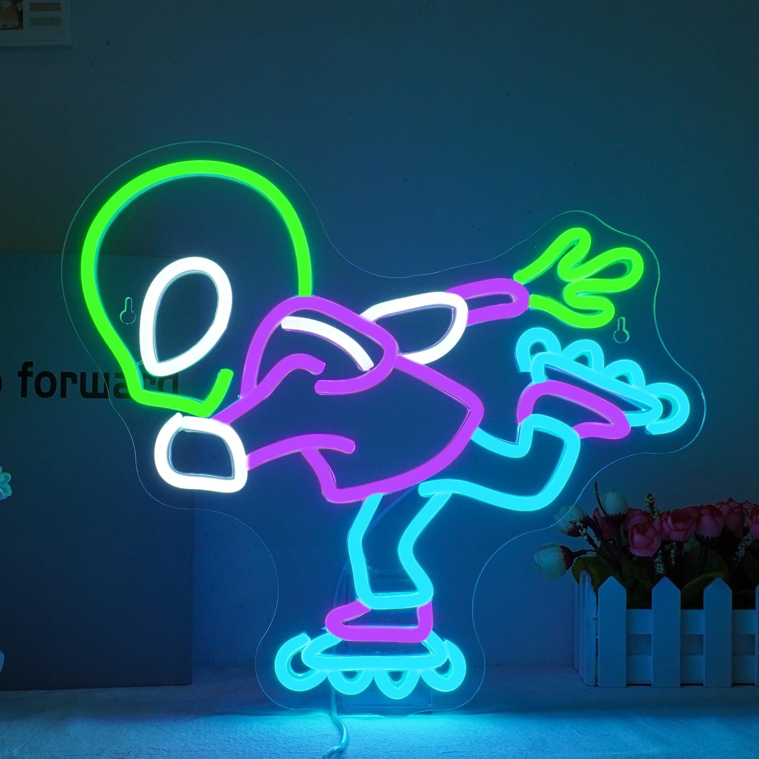 Letrero Luminoso LED de Dinosa - Kids Outdoor Zone reseña y precio