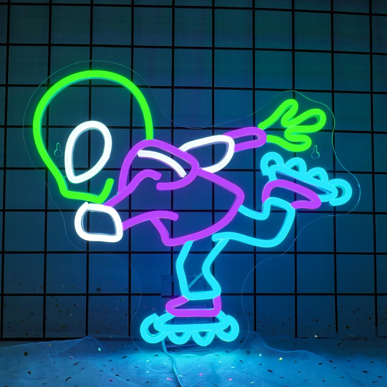 Letrero Luminoso LED de Dinosa - Kids Outdoor Zone reseña y precio