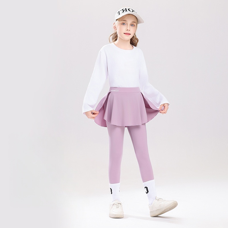 Leggings con Falda para Niñas  - Kids Outdoor Yoga reseña y precio