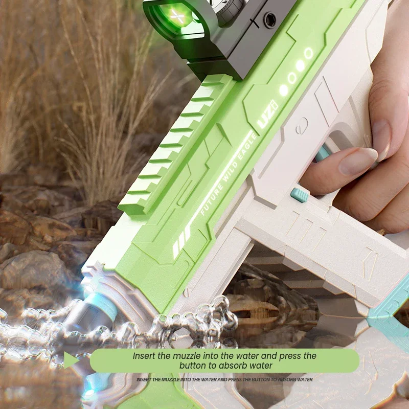Pistola de Agua Eléctrica UZI, - Kids Outdoor Lights reseña y precio