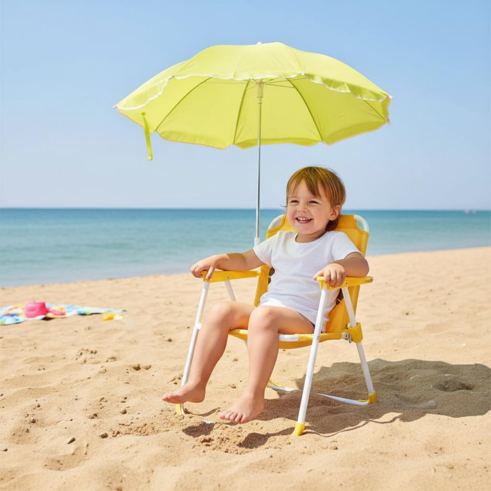 Silla Portátil para Niños con  - Kids Outdoor Umbrella Chair reseña y precio