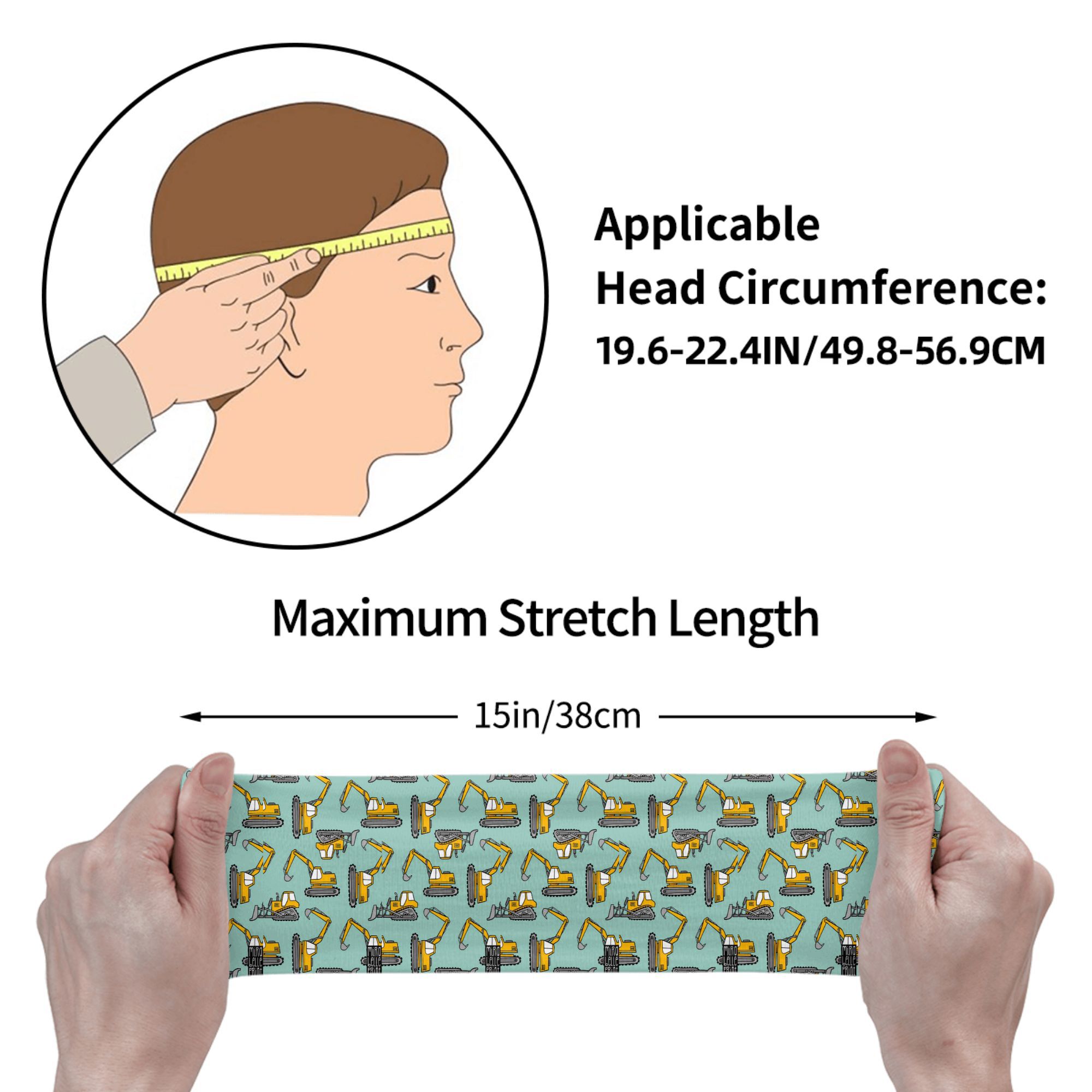 Diadema con estampado de excav - Kids Outdoor Yoga reseña y precio
