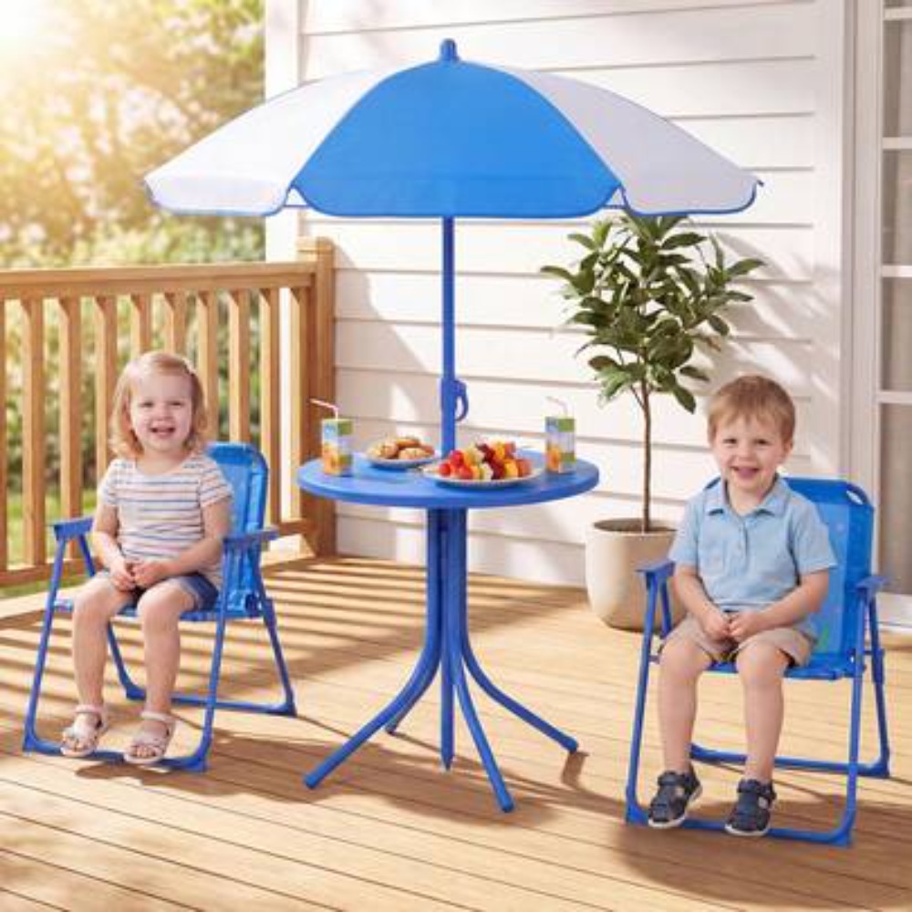 Mesa de Picnic Infantil para E - Kids Outdoor Umbrella Chair reseña y precio